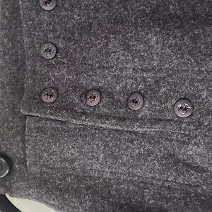 EUC- Vintage Aeropostale, Sailor Inspired Charcoal Gray Wool Mini skirt in Si…